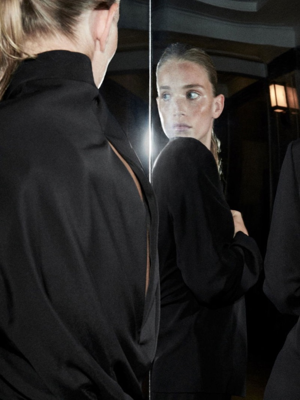 COS Atelier NWT The Draped Waist Blazer mulberry silk jacket tuxedo designer - Picture 4 of 15